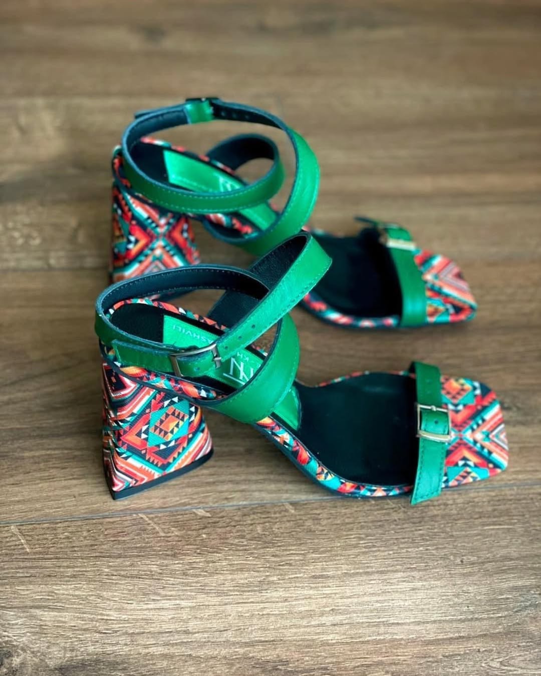 Dual Charm Block Heels