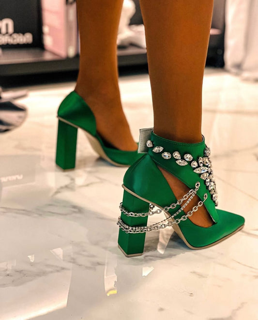 Glam Chain Heels