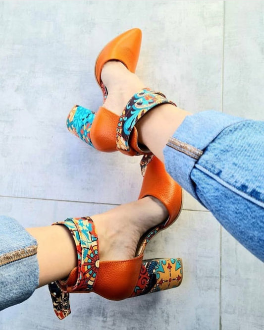 Boho Wrap Heels