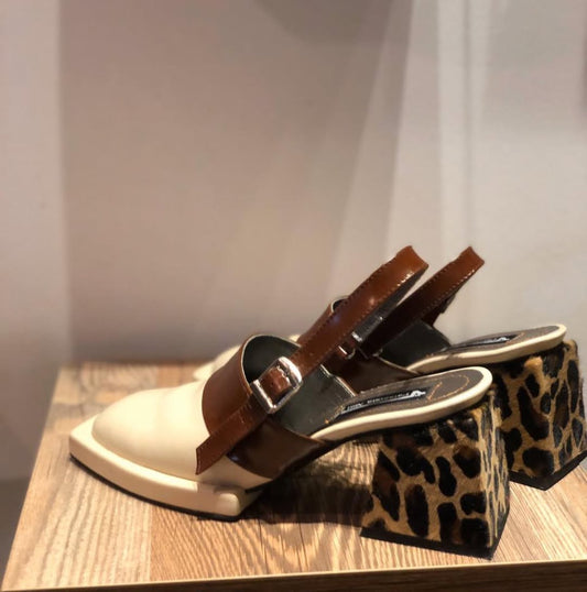 Zebra & Leopard Block Heels