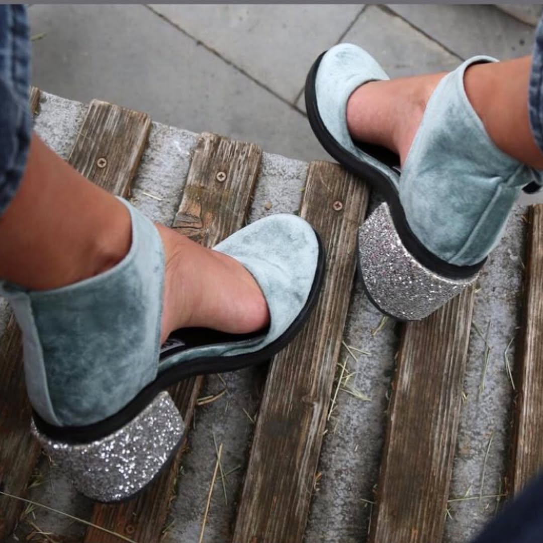 Buckle Strap Block Heel Ankle Boots