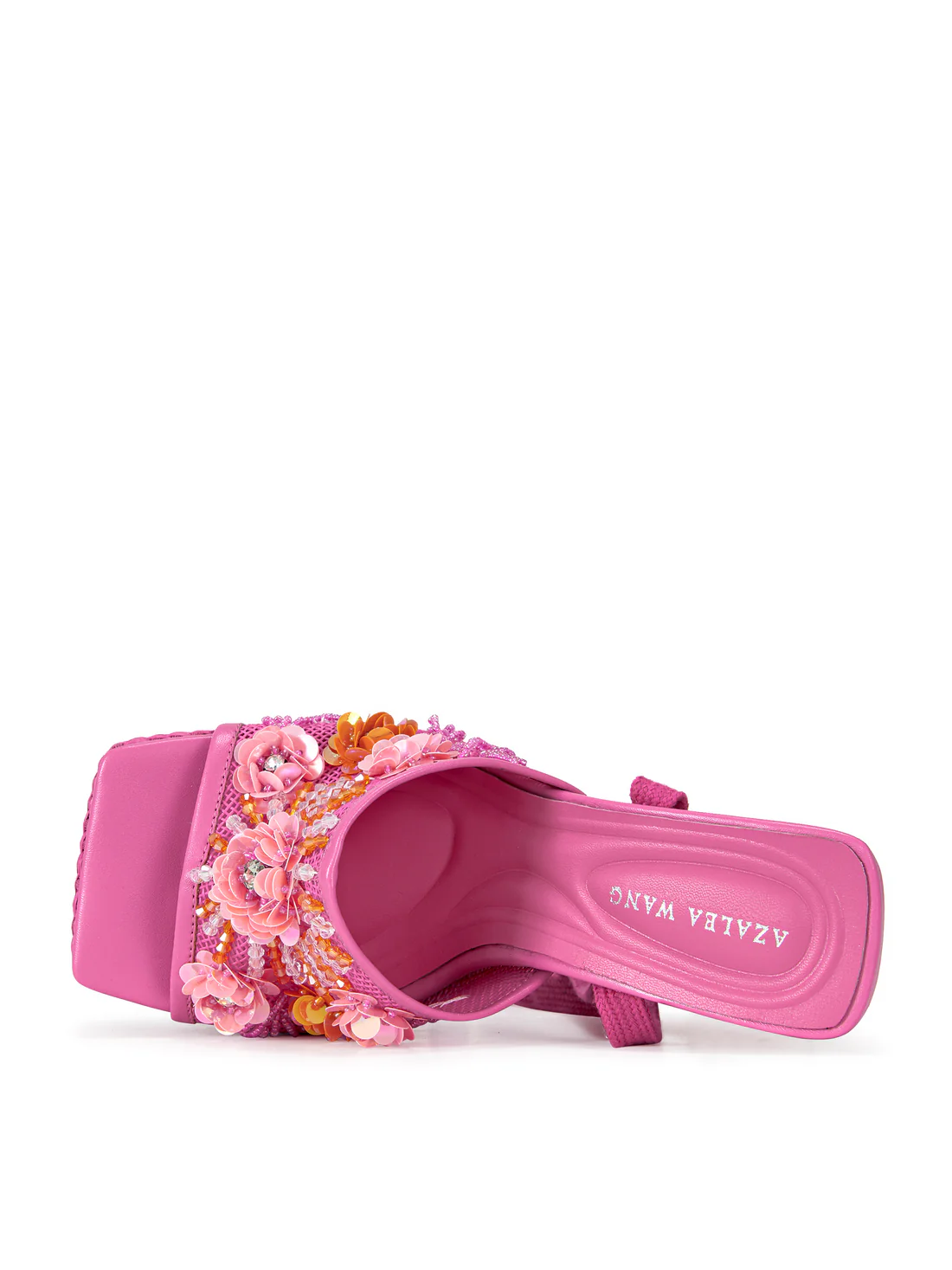 PINK PLATFORM HEELED SANDAL