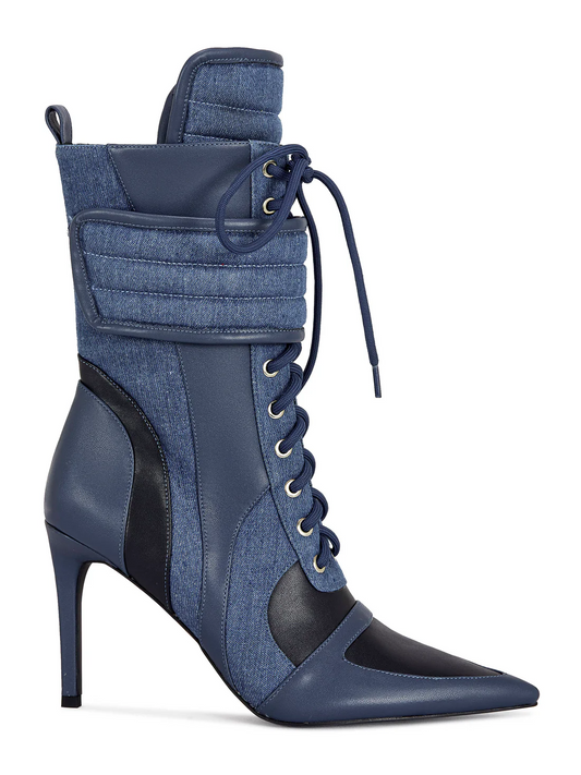 DENIM STILETTO BOOTIE