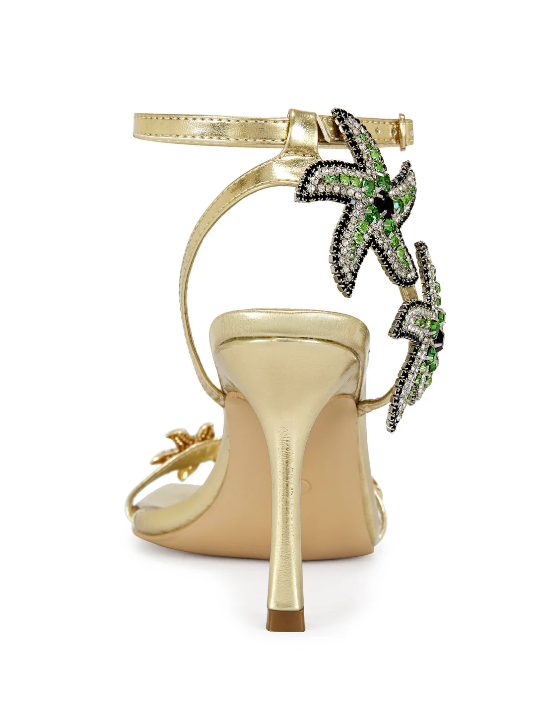 Starfish Crystal Ankle - Strap Heels
