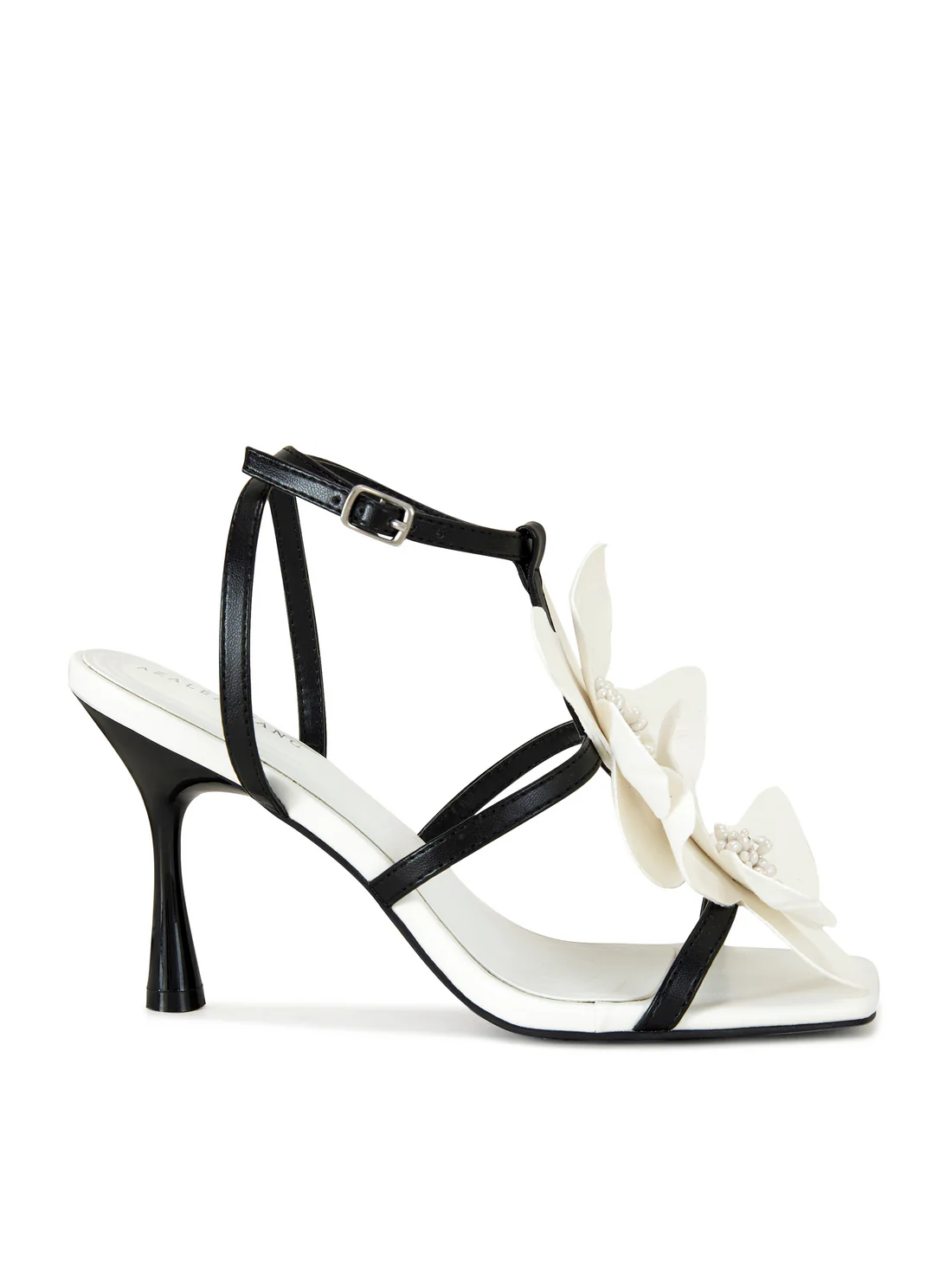 Floral Ankle - Strap Heels