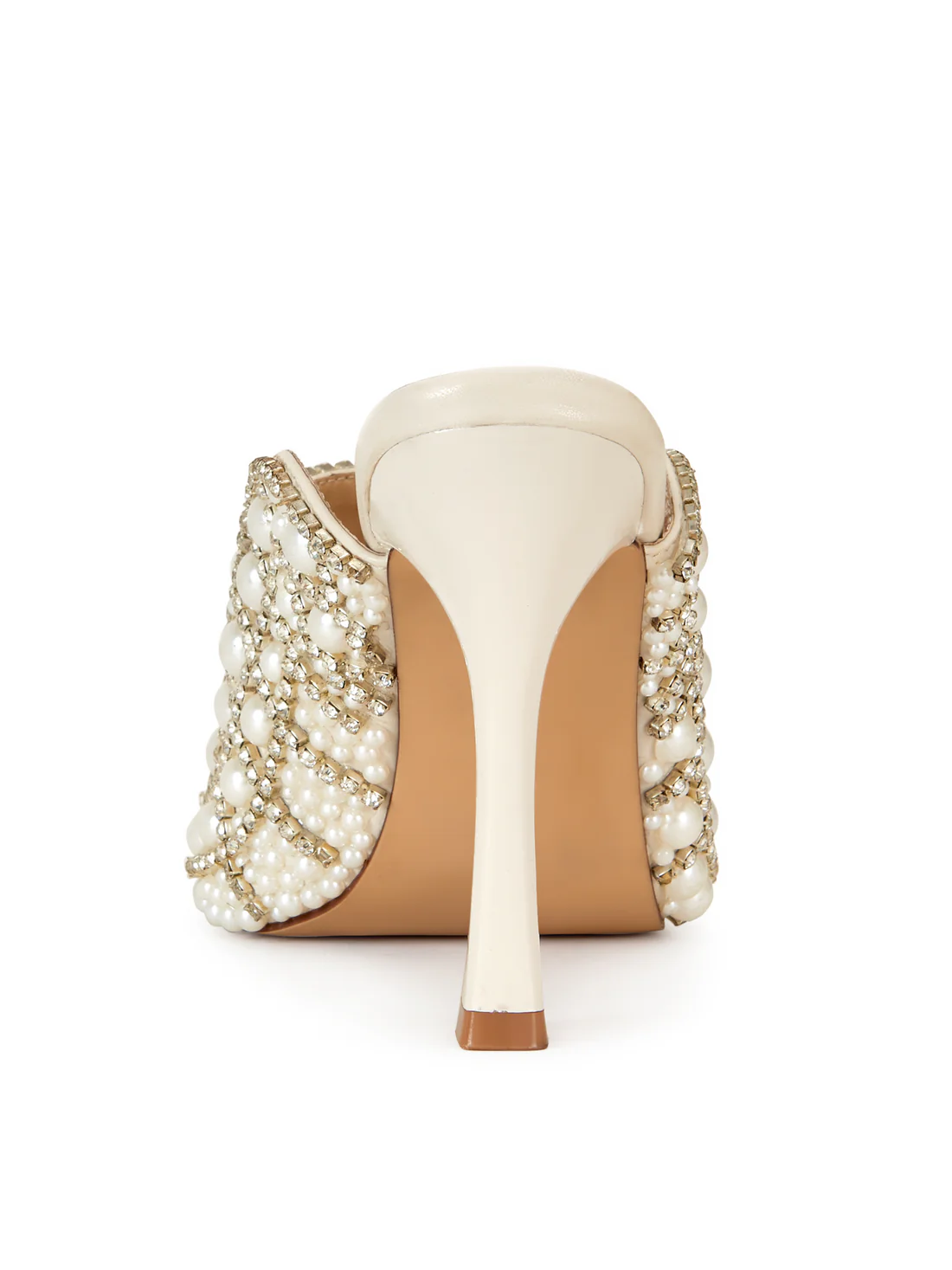 Pearl & Rhinestone Embellished Mules