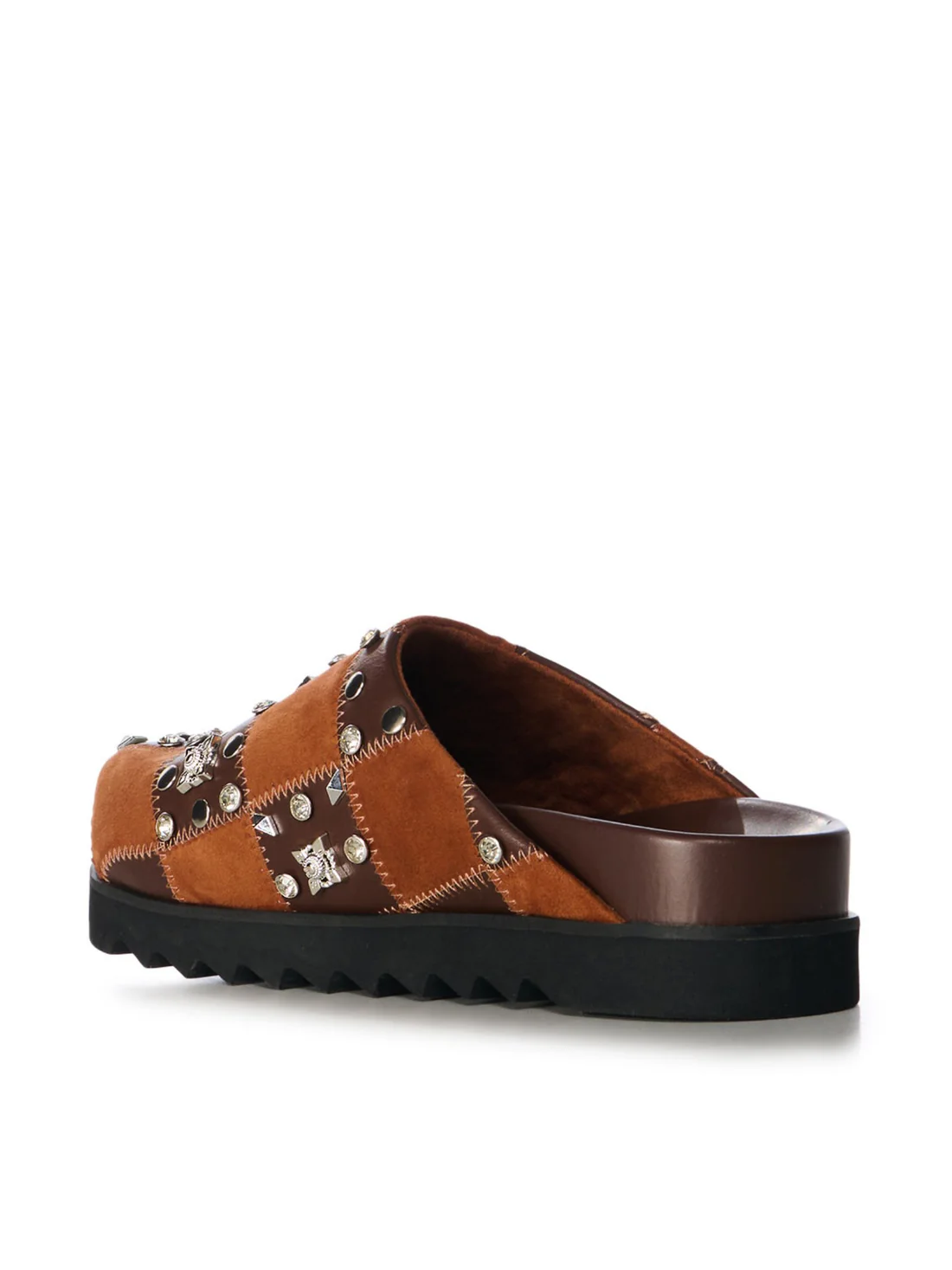 Rivet Studded Chunky Mules