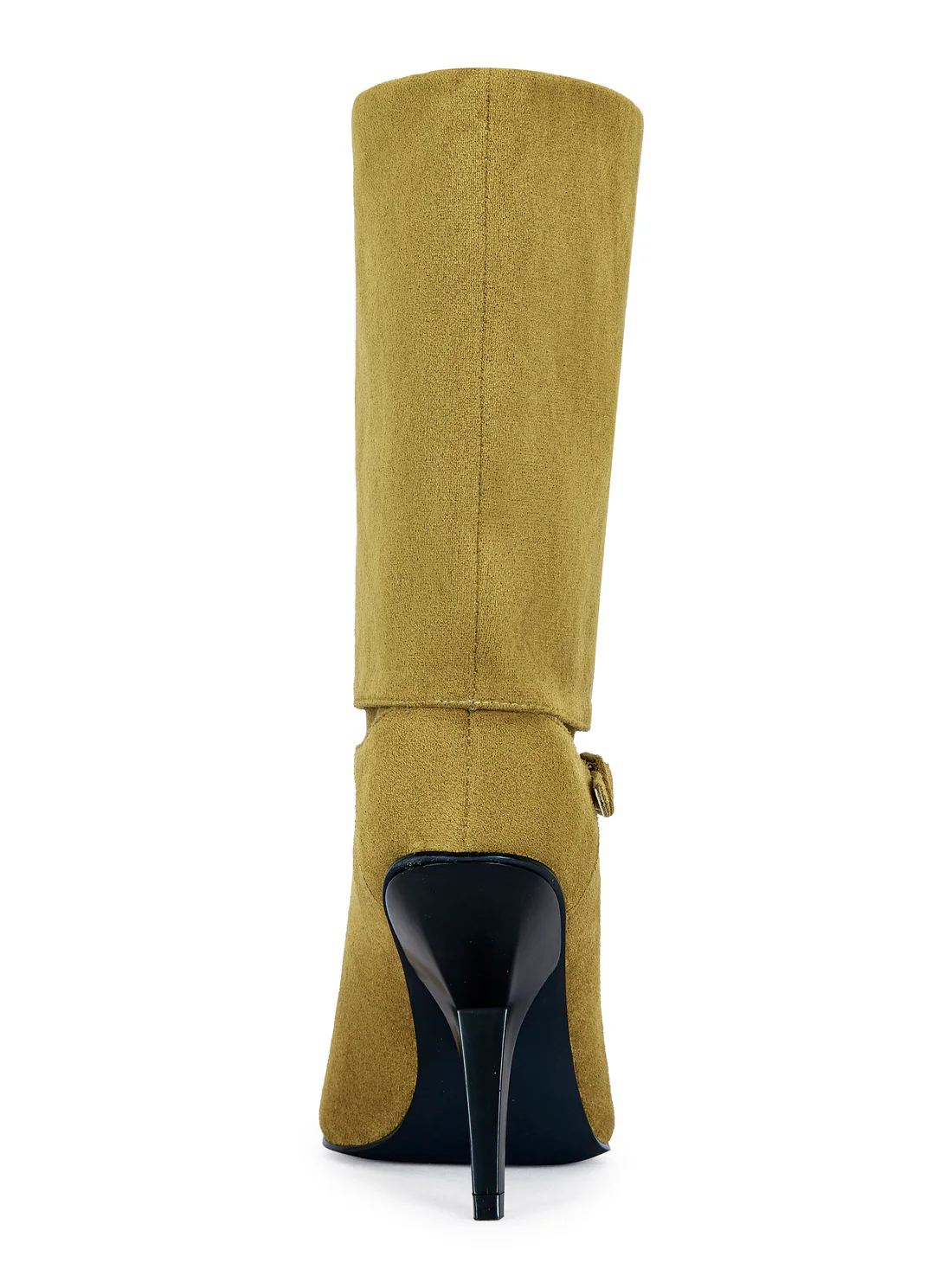 OLIVE FAUX SUEDE STILETTO BOOTIE