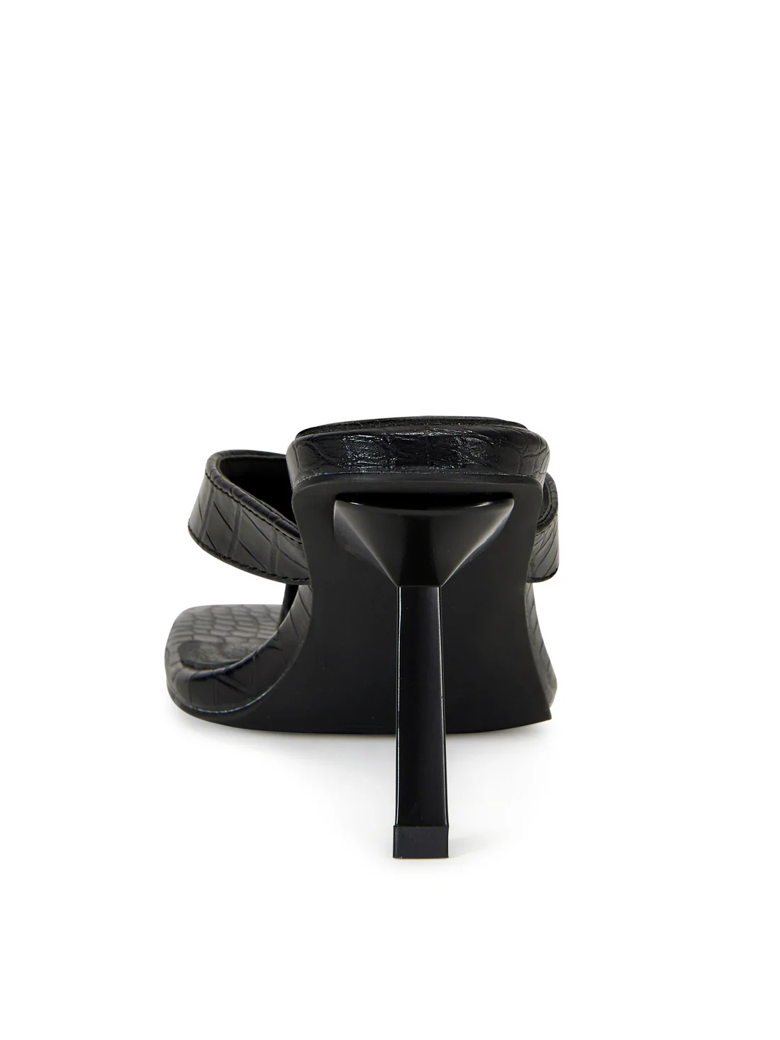 Square Toe Thong Stiletto Mules