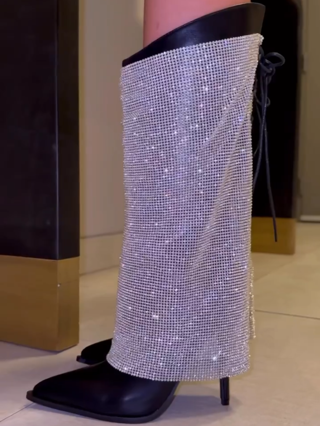 Shimmer Crystal Boots