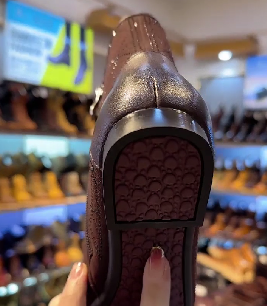 Sparkly Brown Rhinestone Ankle Boots