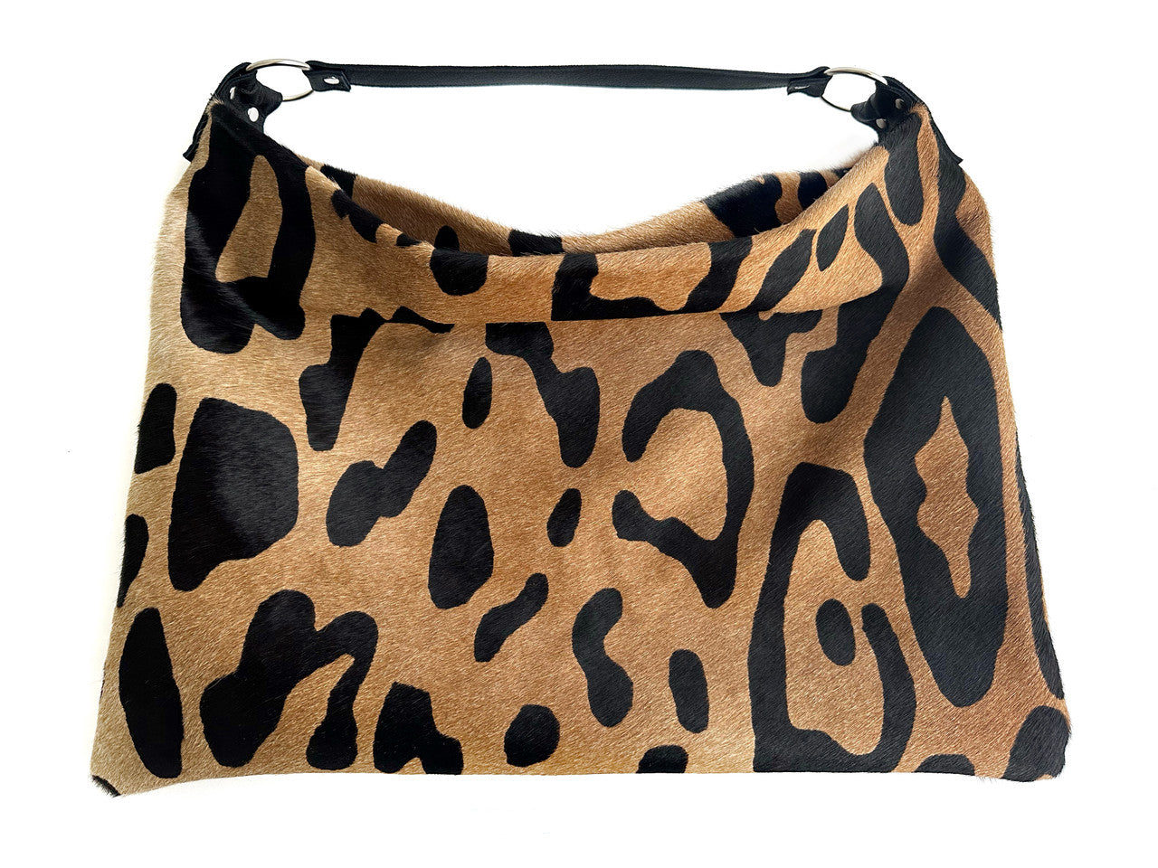 Leopard - Print Hobo Bag