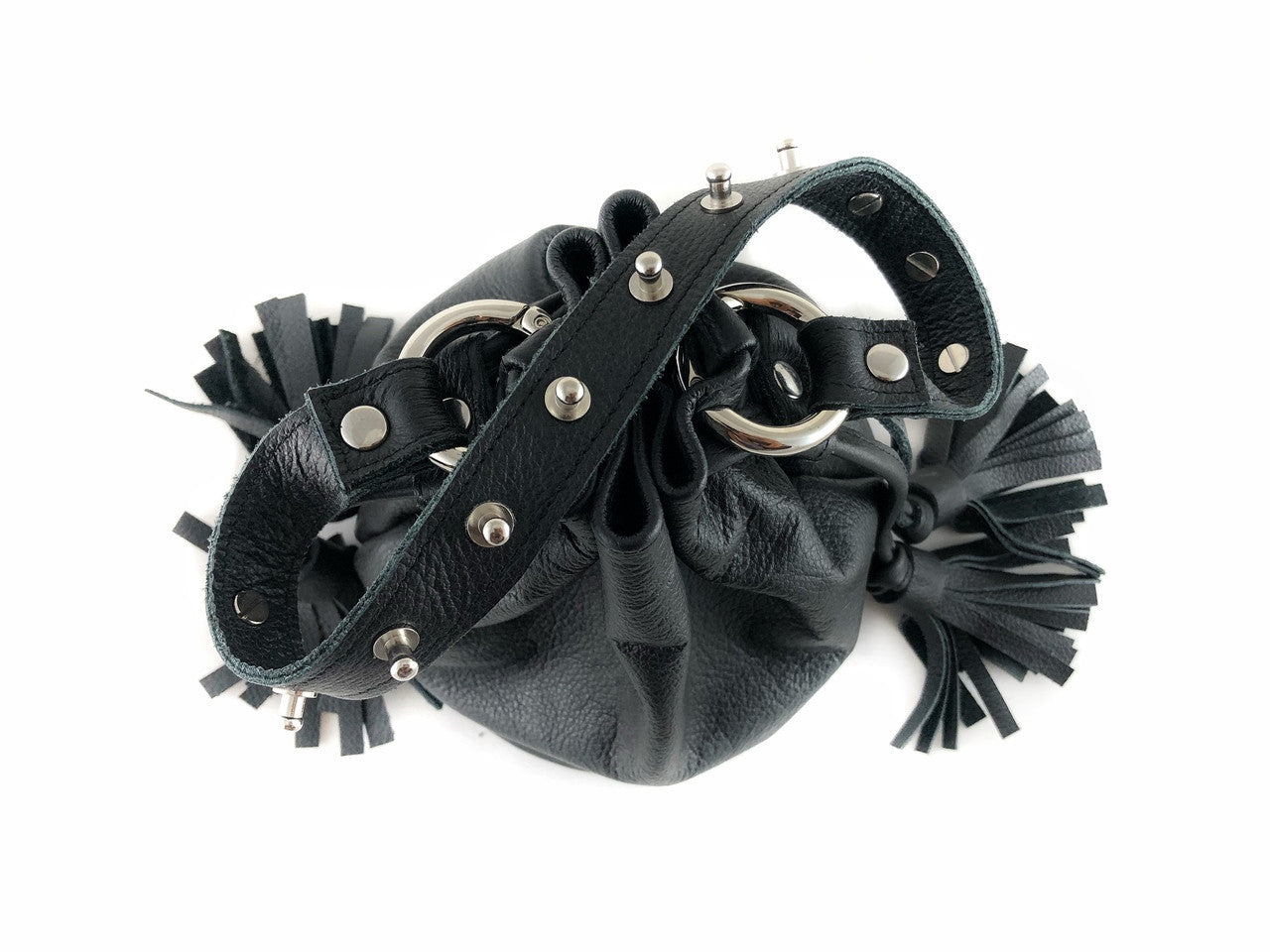 Tassel - Detail Leather Bucket Bag