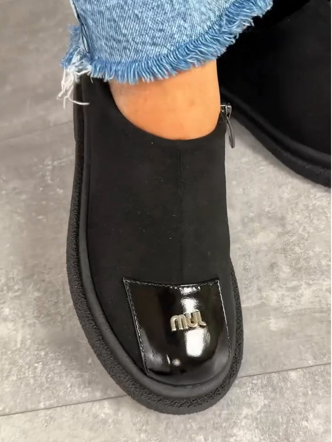 Black Slip - On Loafers