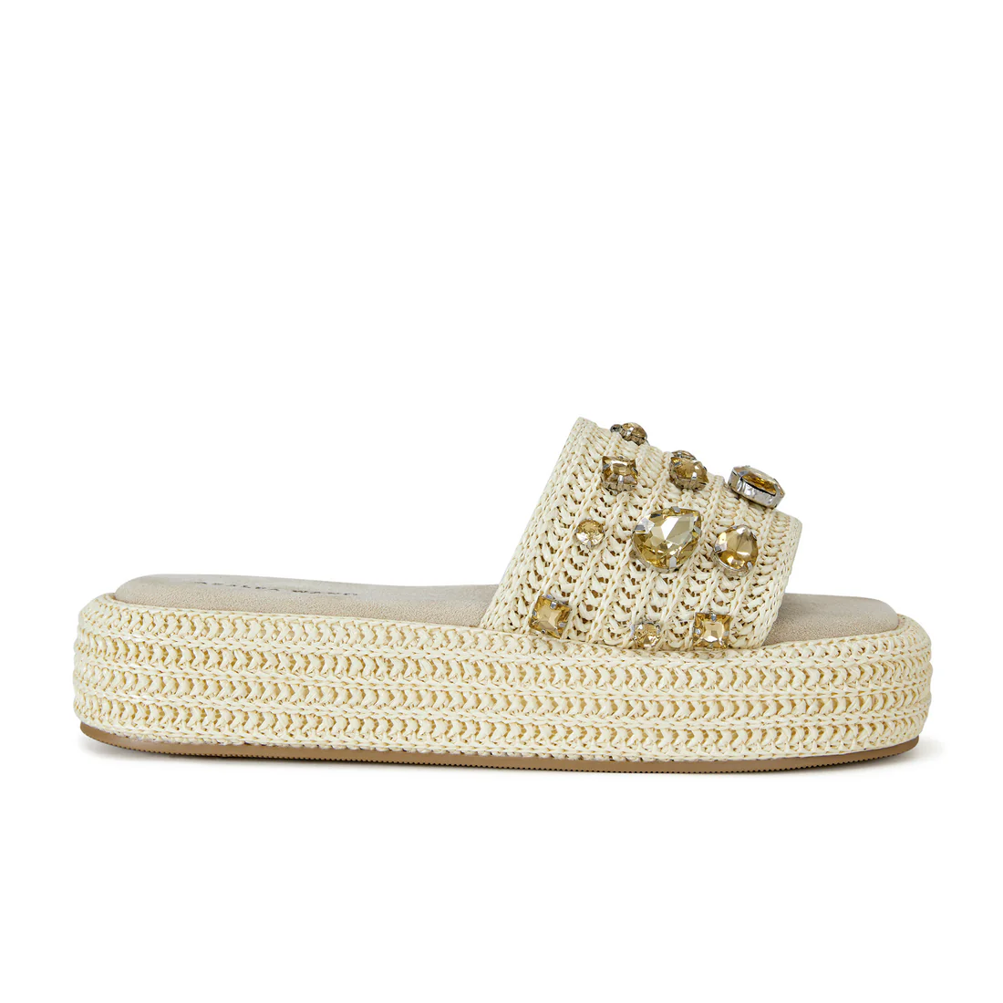 TAN FLATFORM SANDAL