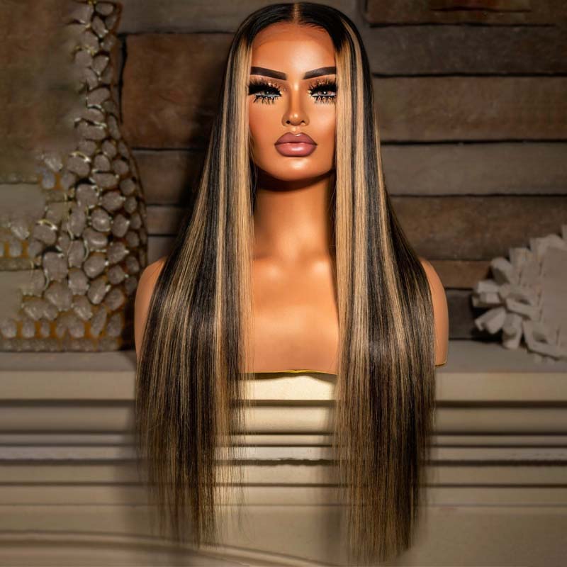 Spotted Straight Wig