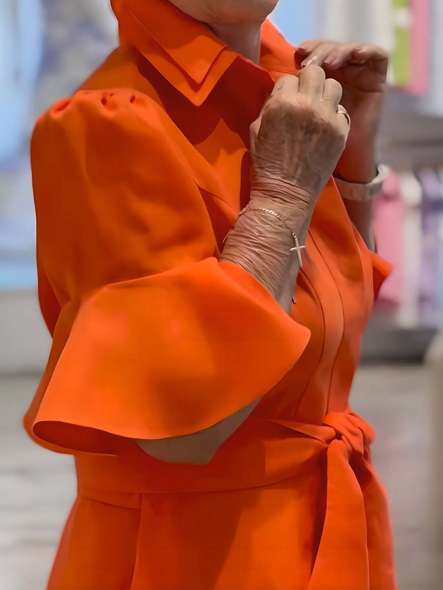 Elegant Belted Maxi Dress