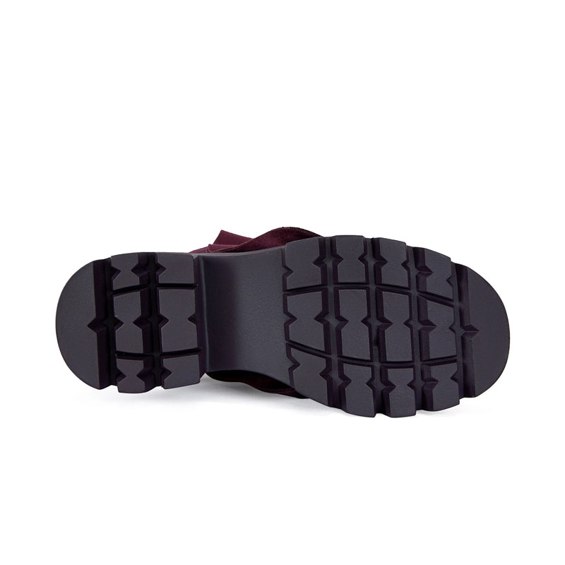 Thick Heel Rivet Two-Wear Stacked Boots