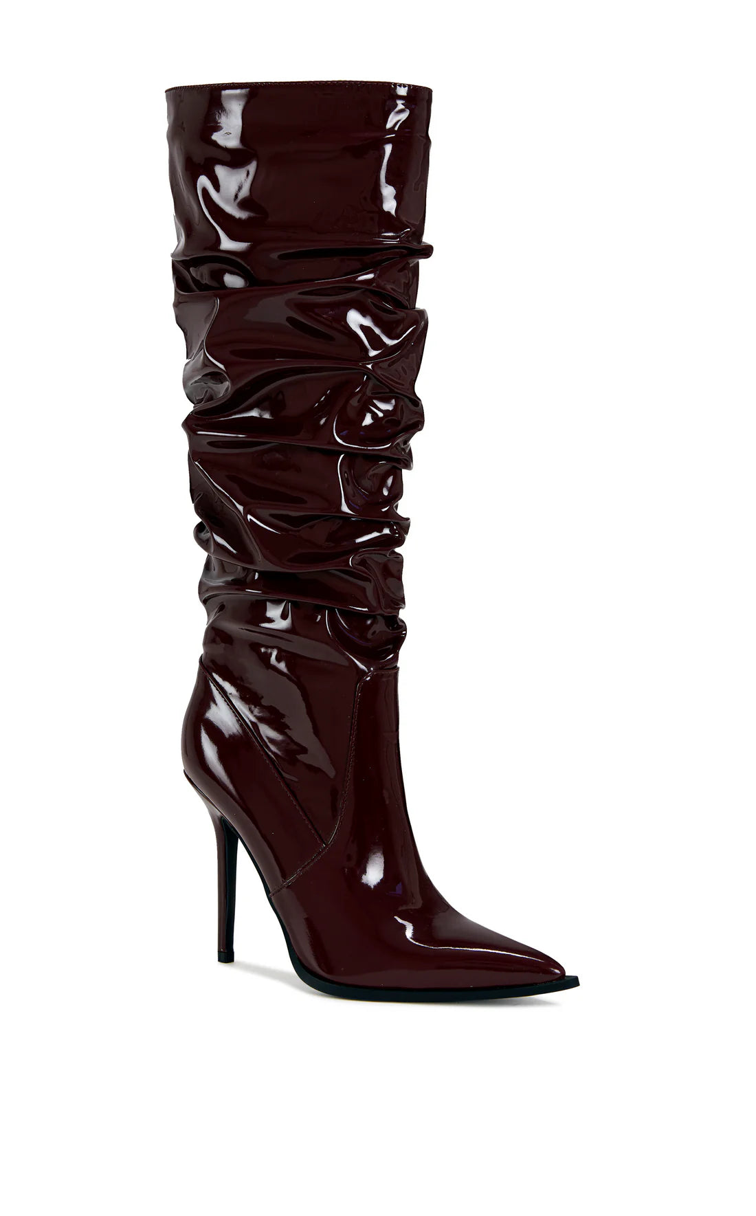 PATENT STILETTO BOOT
