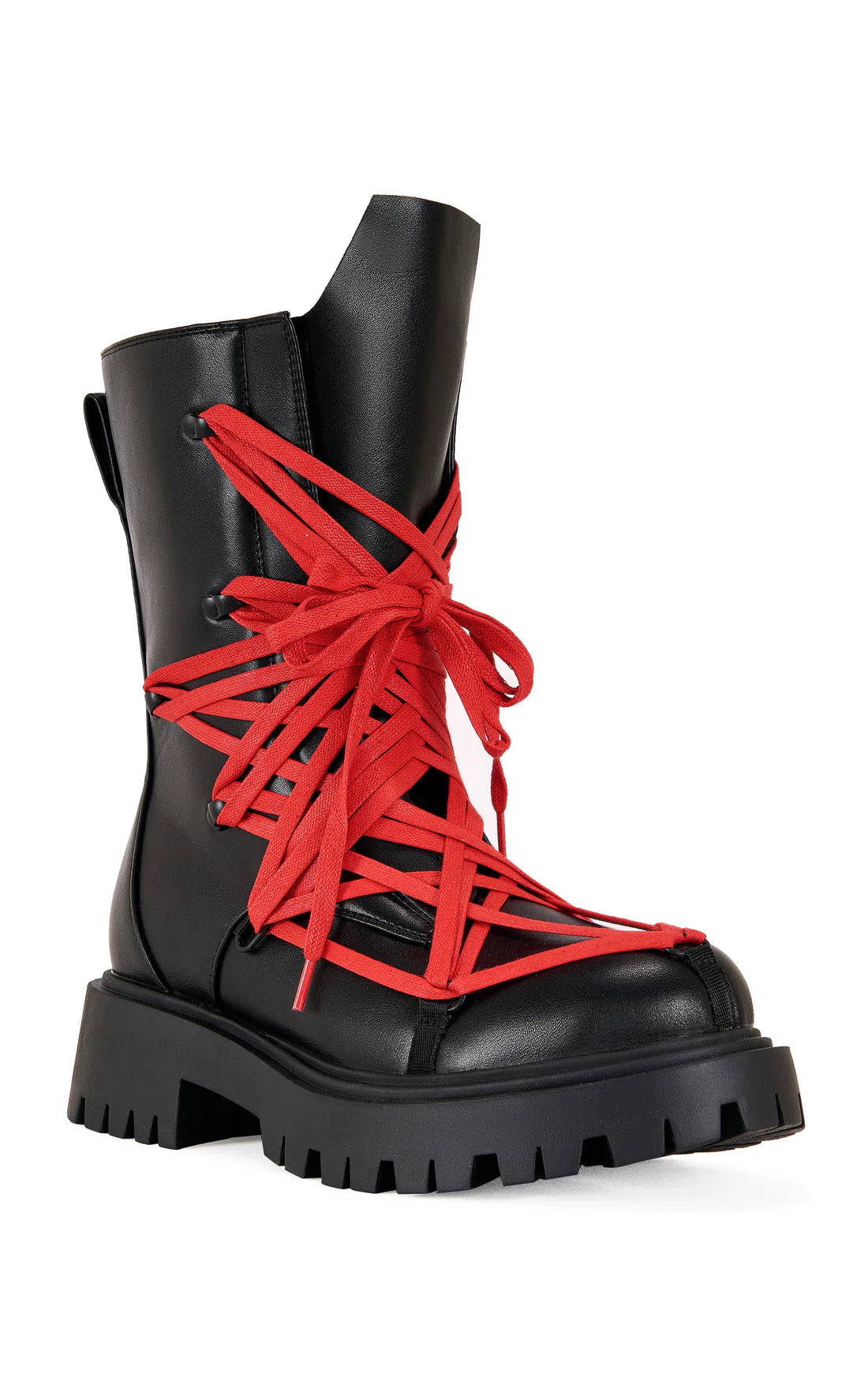 FIRERED COMBAT BOOTIE