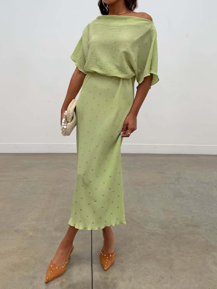 Elegant Elasticated Waist Dress