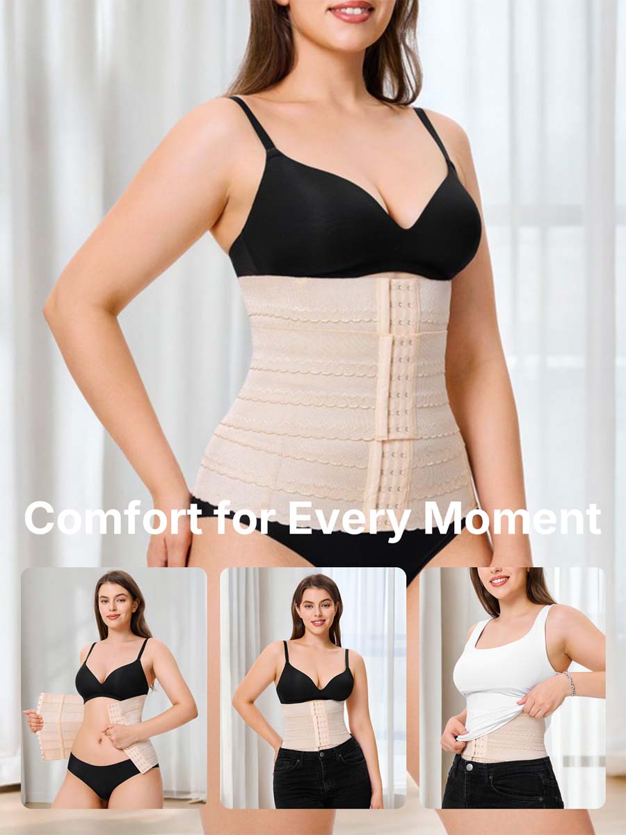 Breasted Waist Segmented Waist Cincher