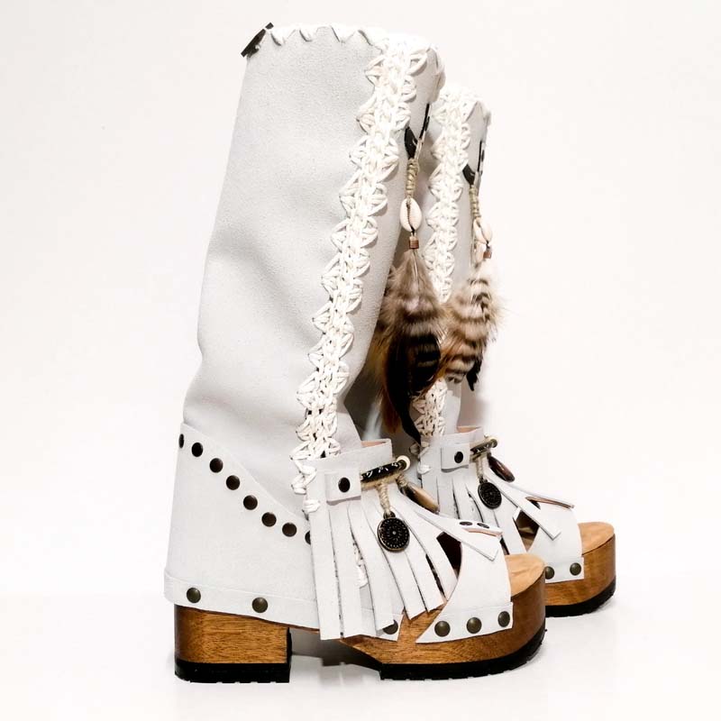 （Free shipping💥 for a limited time）Handmade Platform Sandals Boots