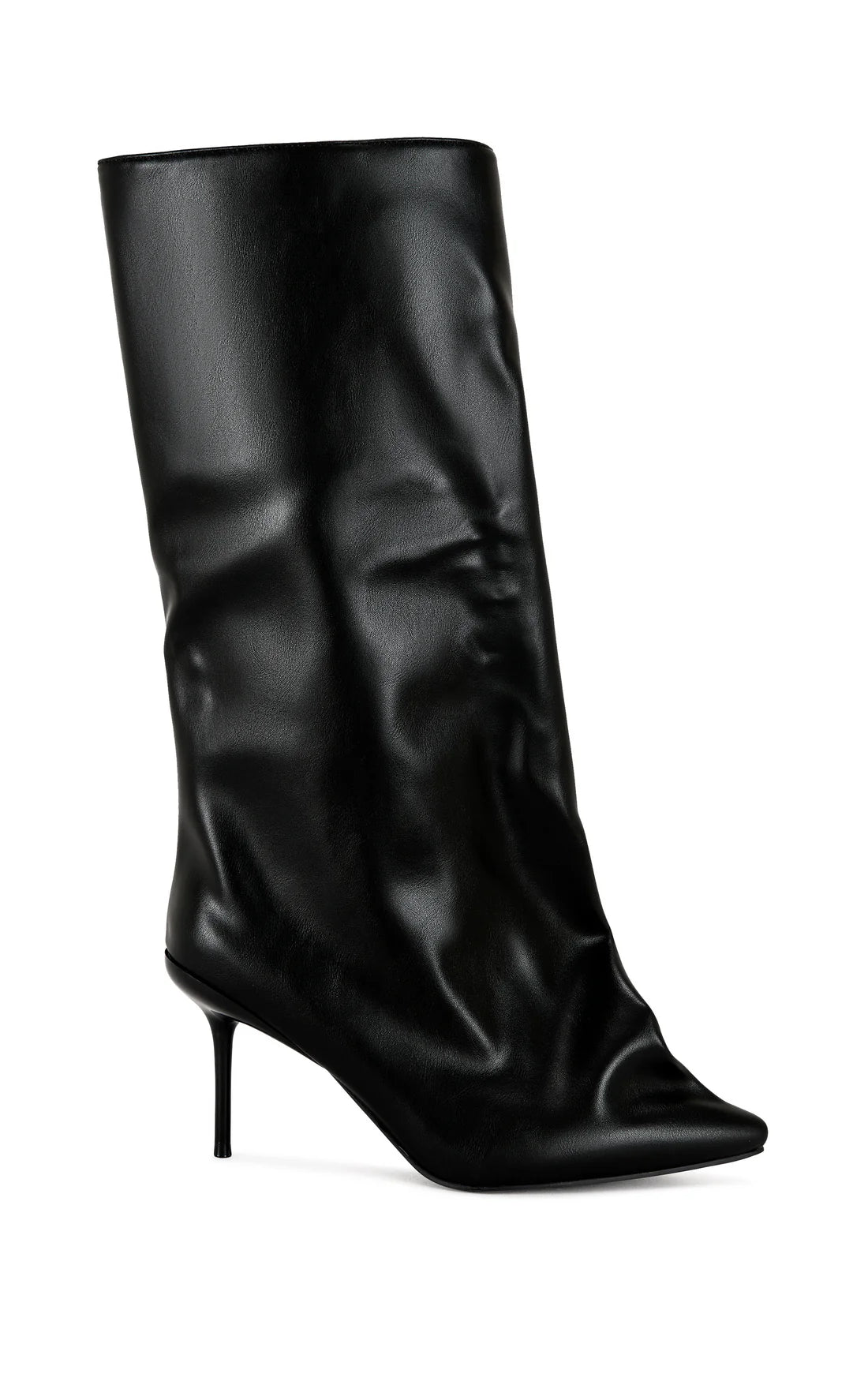 Slouchy Stiletto Knee High Boots