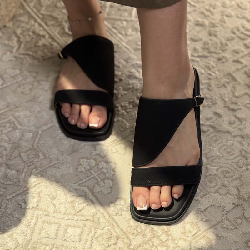 Open Toe Flat Sandals