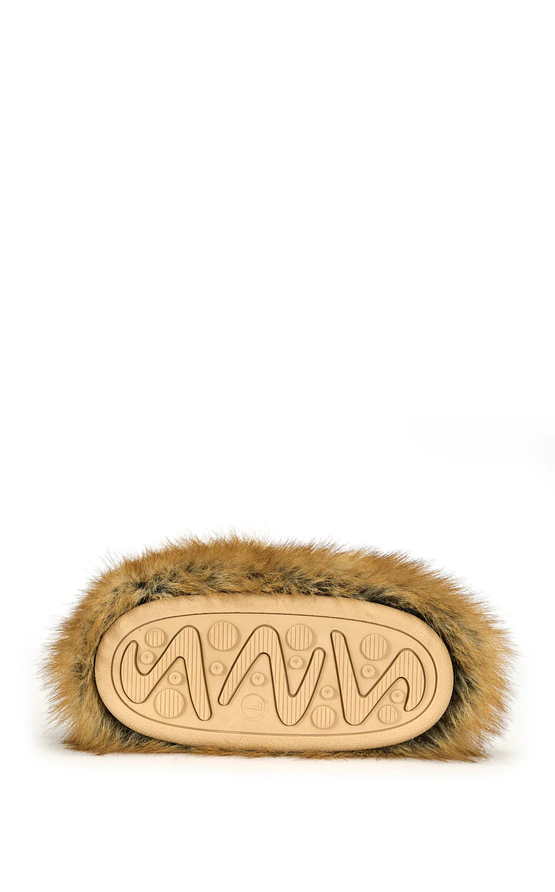 TAN FAUX RED FOX FUR BOOTIE