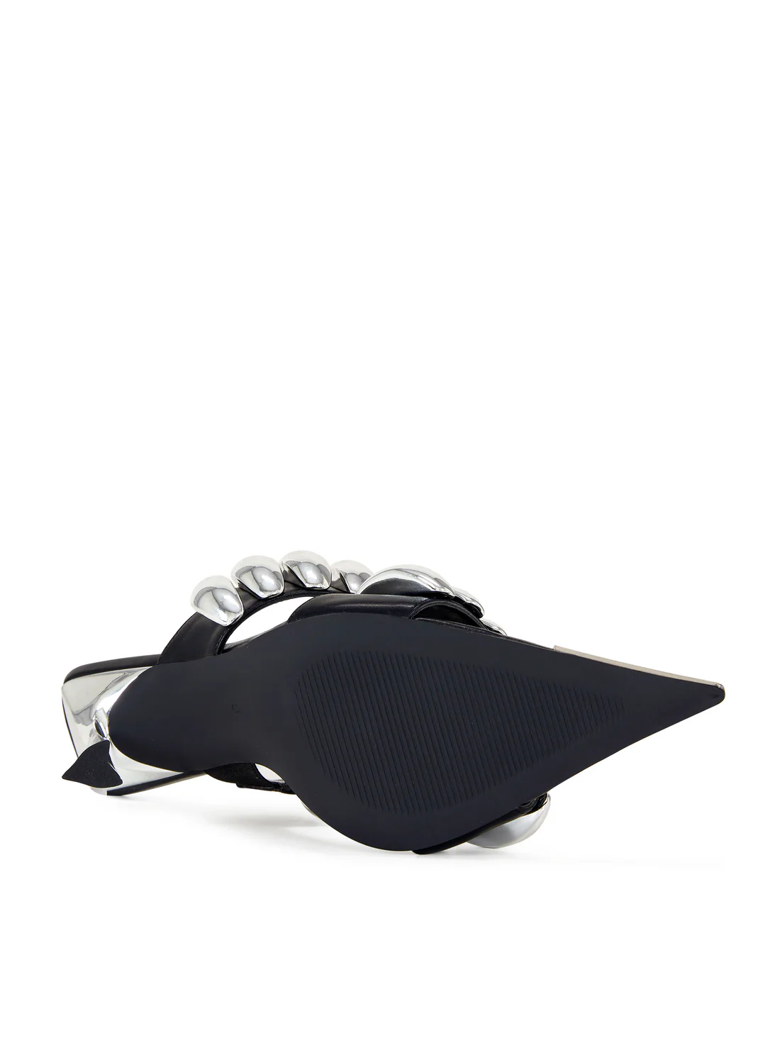 BLACK STILETTO SANDAL