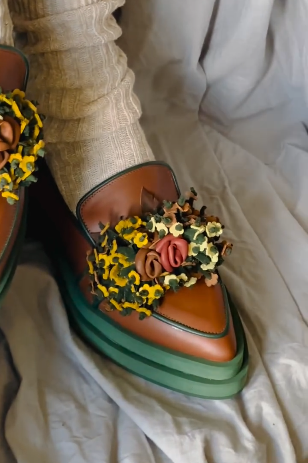 Flower Language Loafers