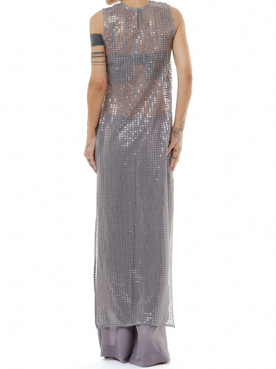 Fashion Sequin Sleeveless Two-piece Set