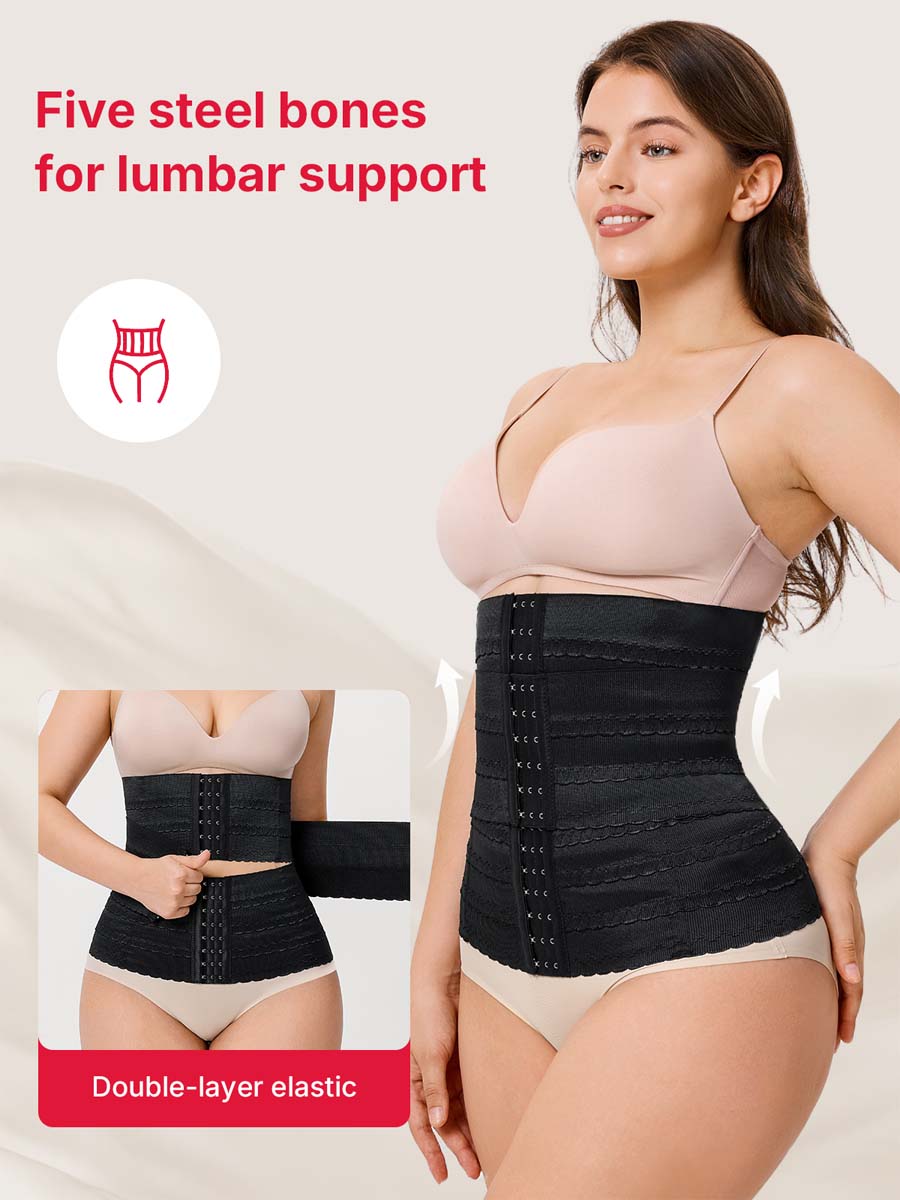 Breasted Waist Segmented Waist Cincher
