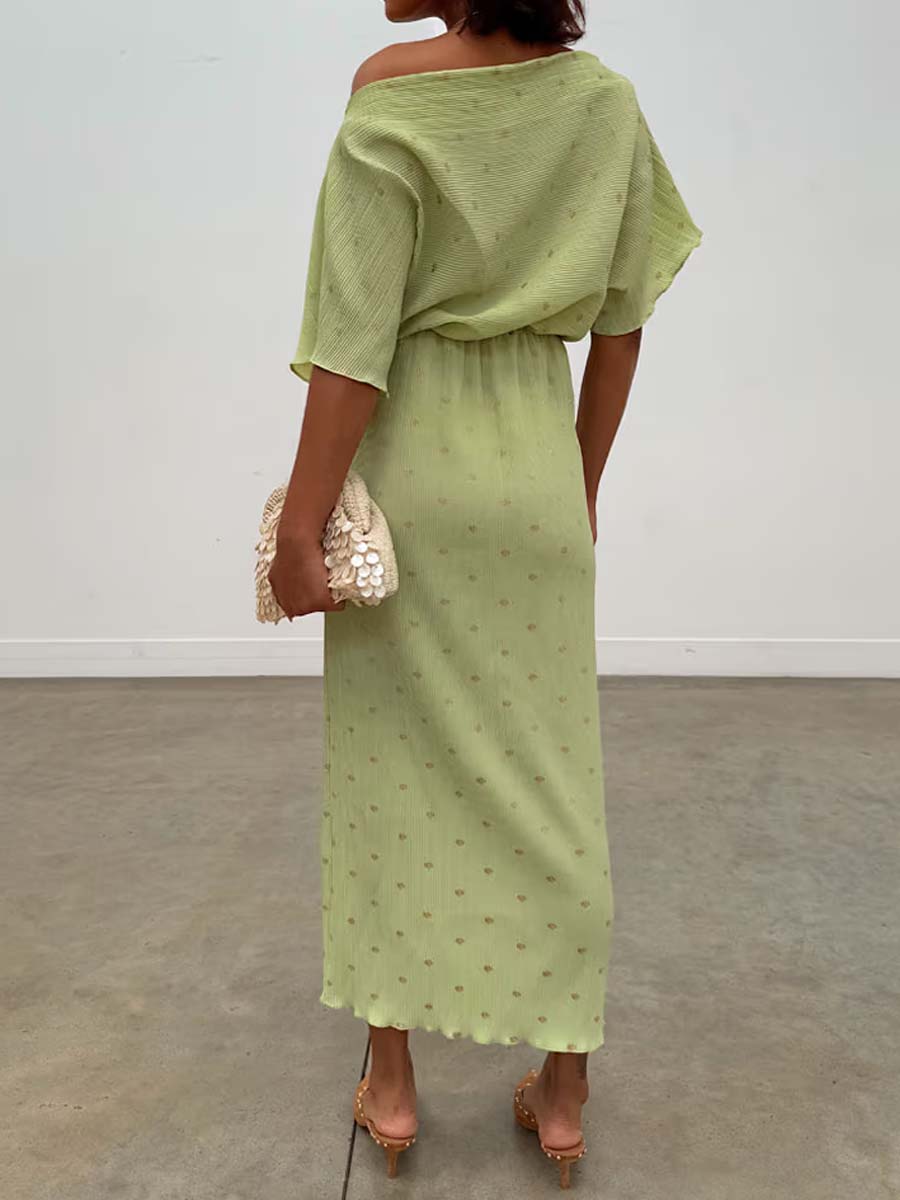 Elegant Elasticated Waist Dress