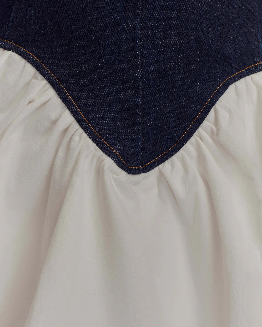 Halter Neck Denim - Waist Mini Dress