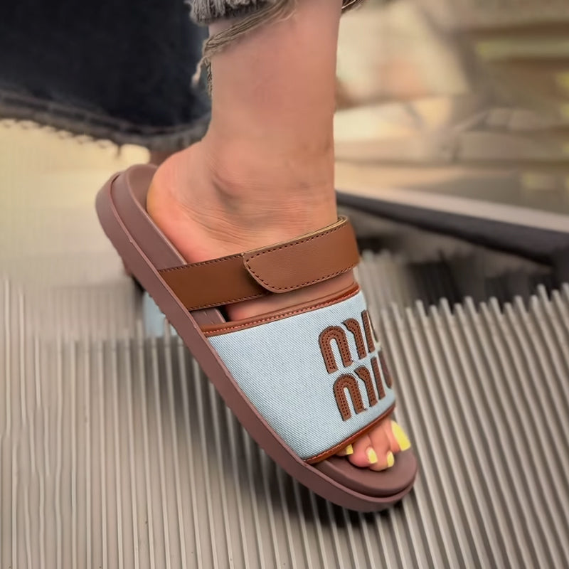 Velcro Flat Slippers