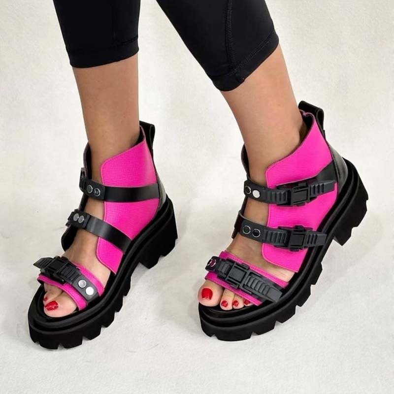 Fashion Platform High-top Sandals