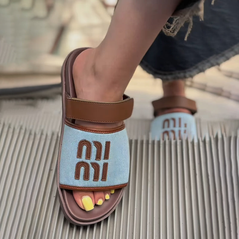 Velcro Flat Slippers