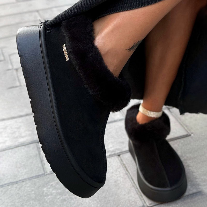 Thick-soled Fleece-lined-on Warm Snowshoes