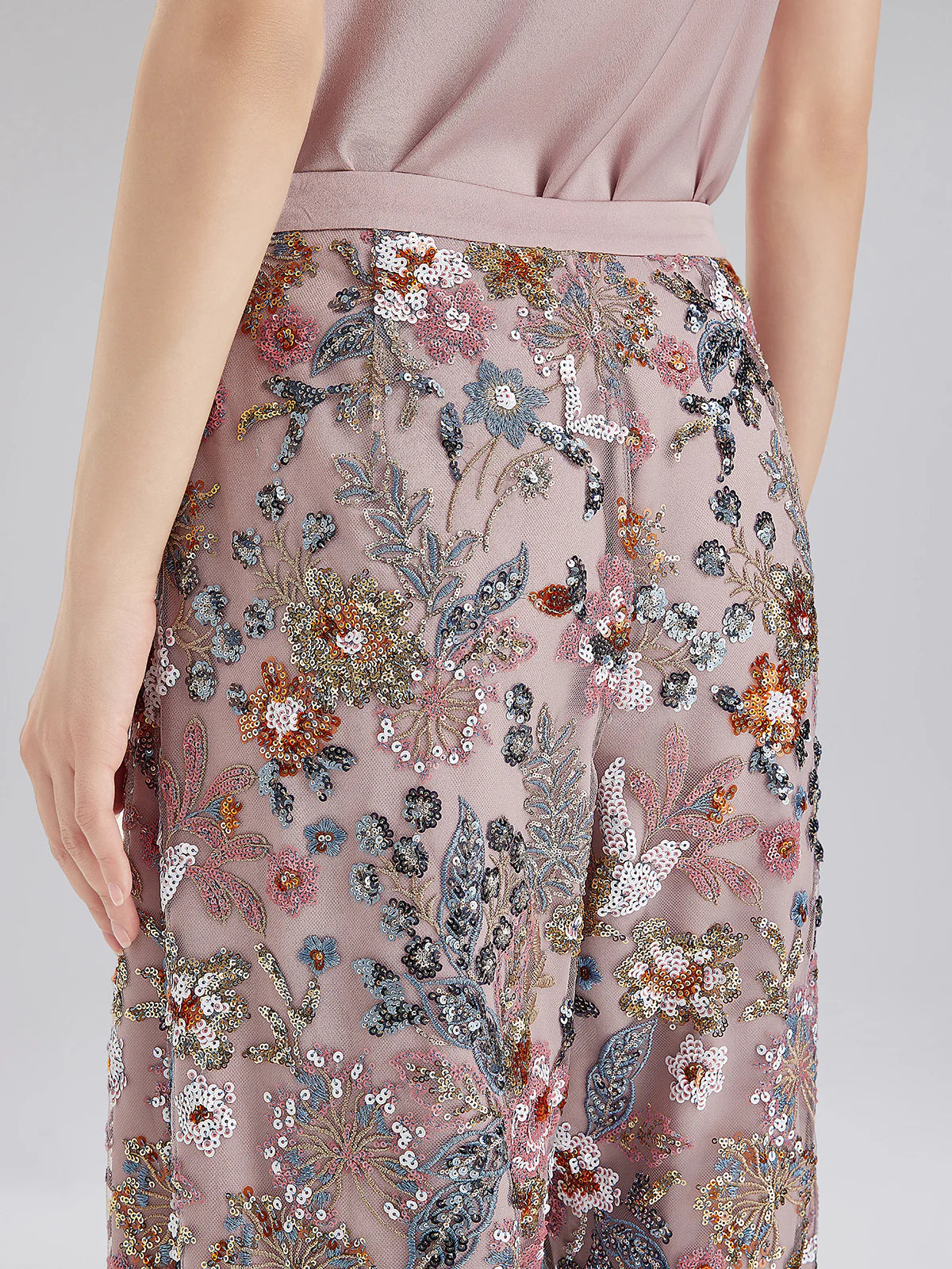 Floral Embroidered Lace Co - ord Set（Free shipping on a whole set of clothes💥）