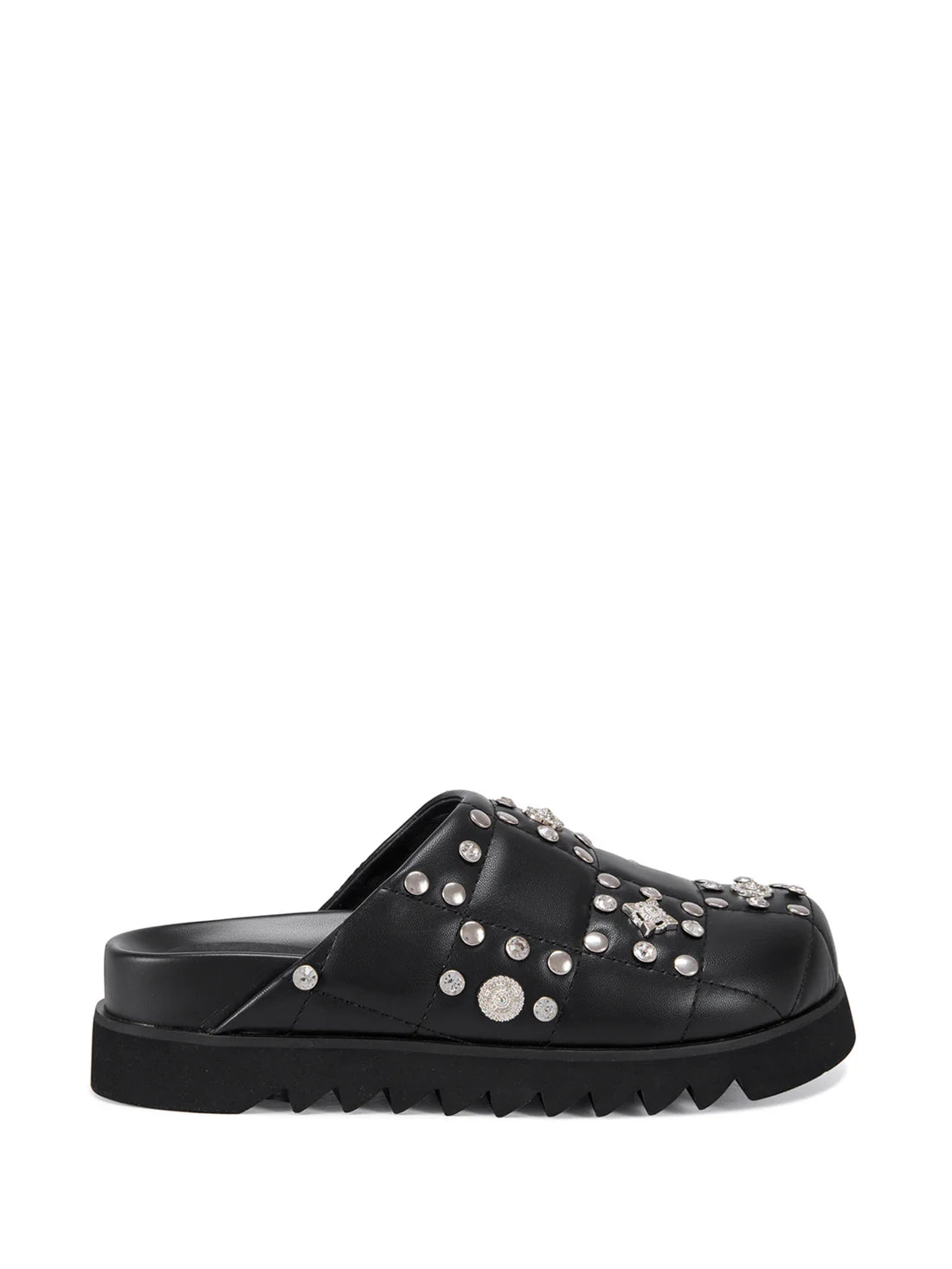 Rivet Studded Chunky Mules