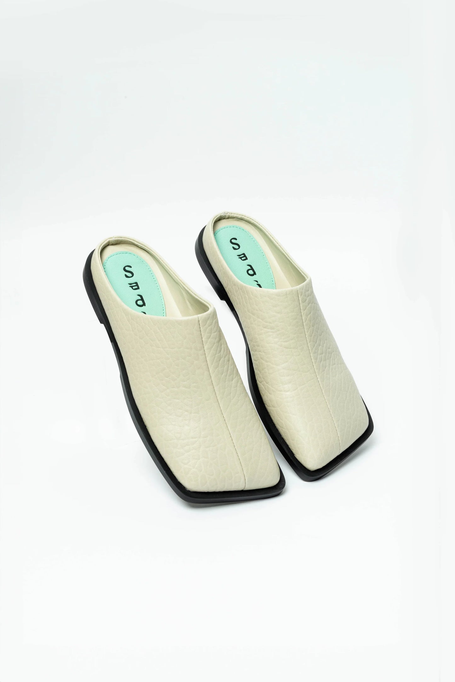 Square Toe Slip On Mules