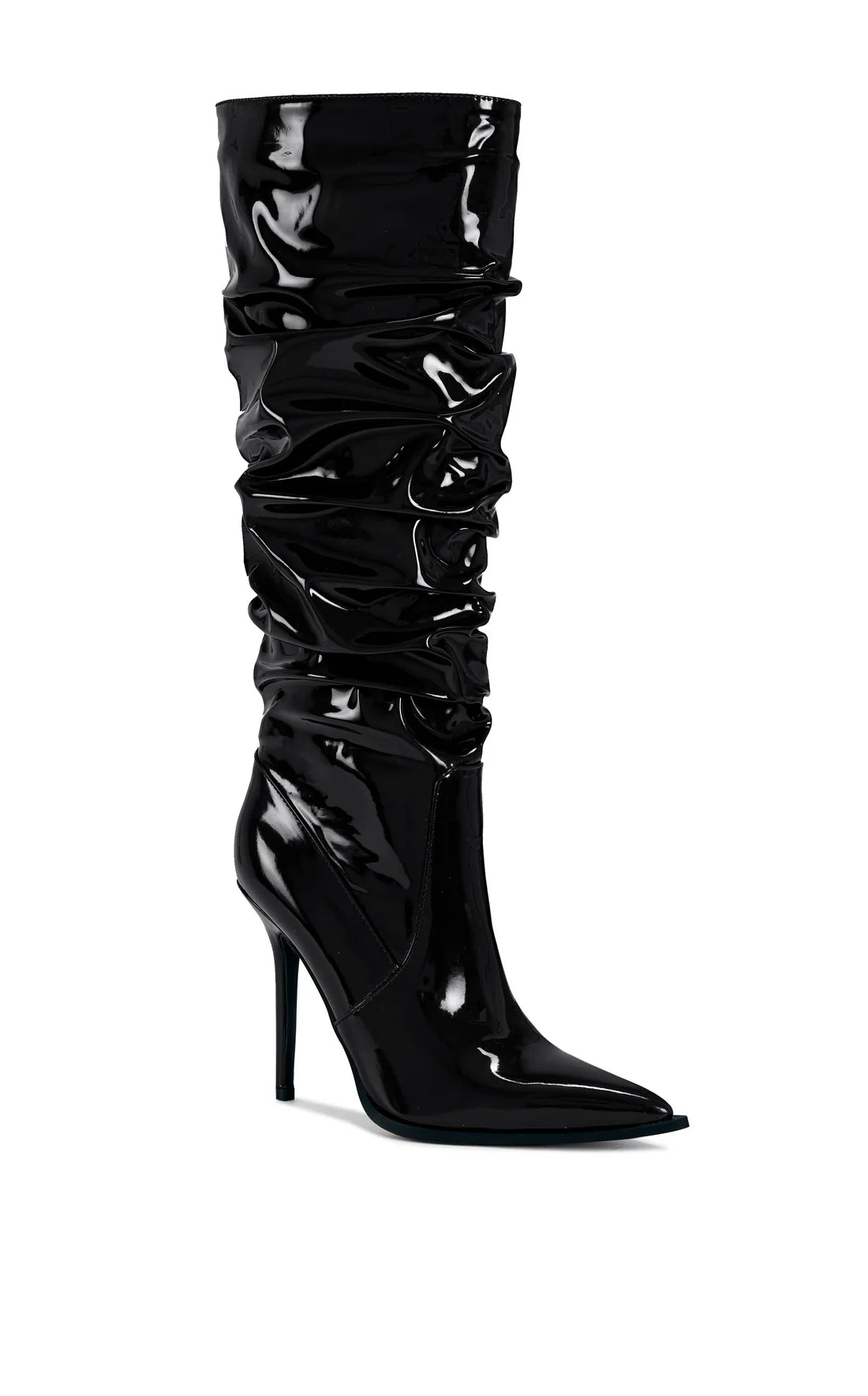PATENT STILETTO BOOT