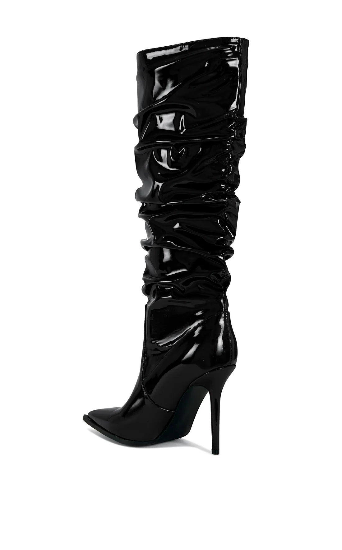 PATENT STILETTO BOOT
