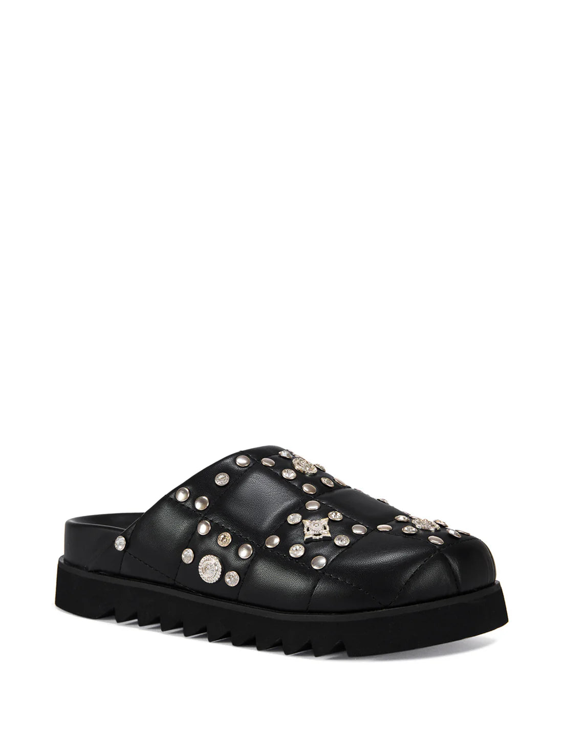 Rivet Studded Chunky Mules