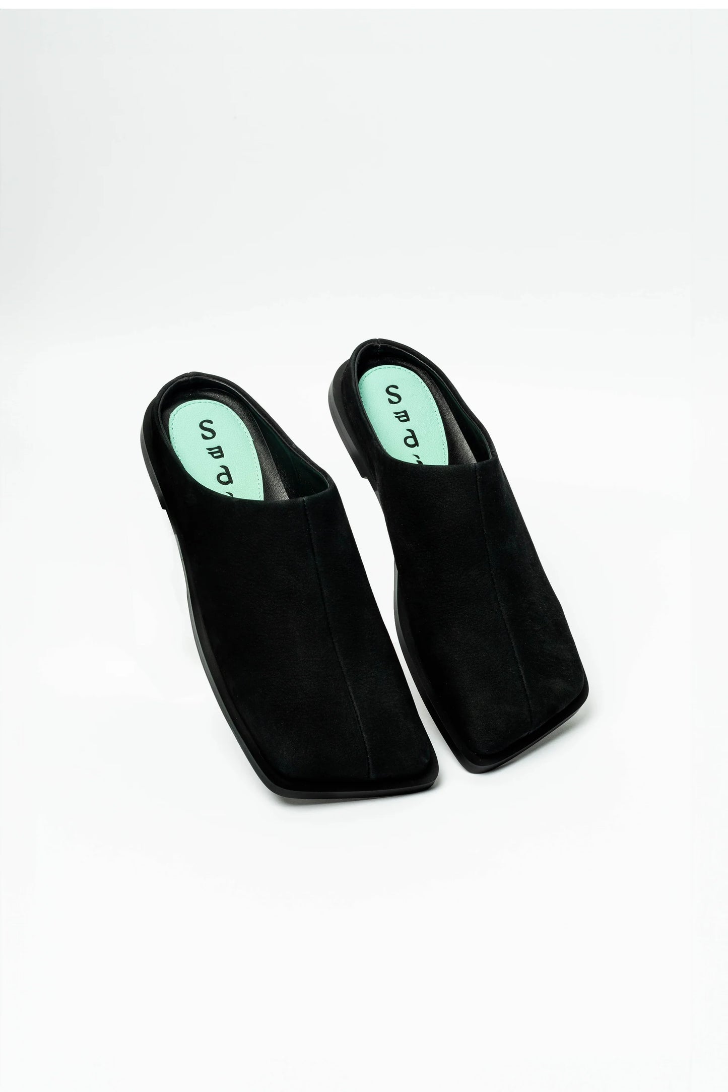 Square Toe Slip On Mules