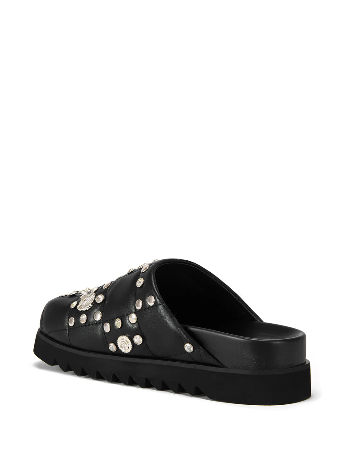 Rivet Studded Chunky Mules