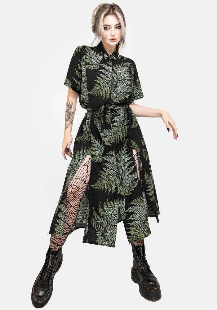 Fern - Print Shirt Dress