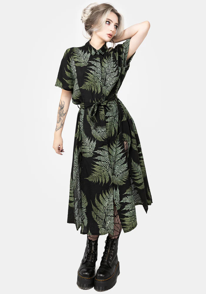 Fern - Print Shirt Dress